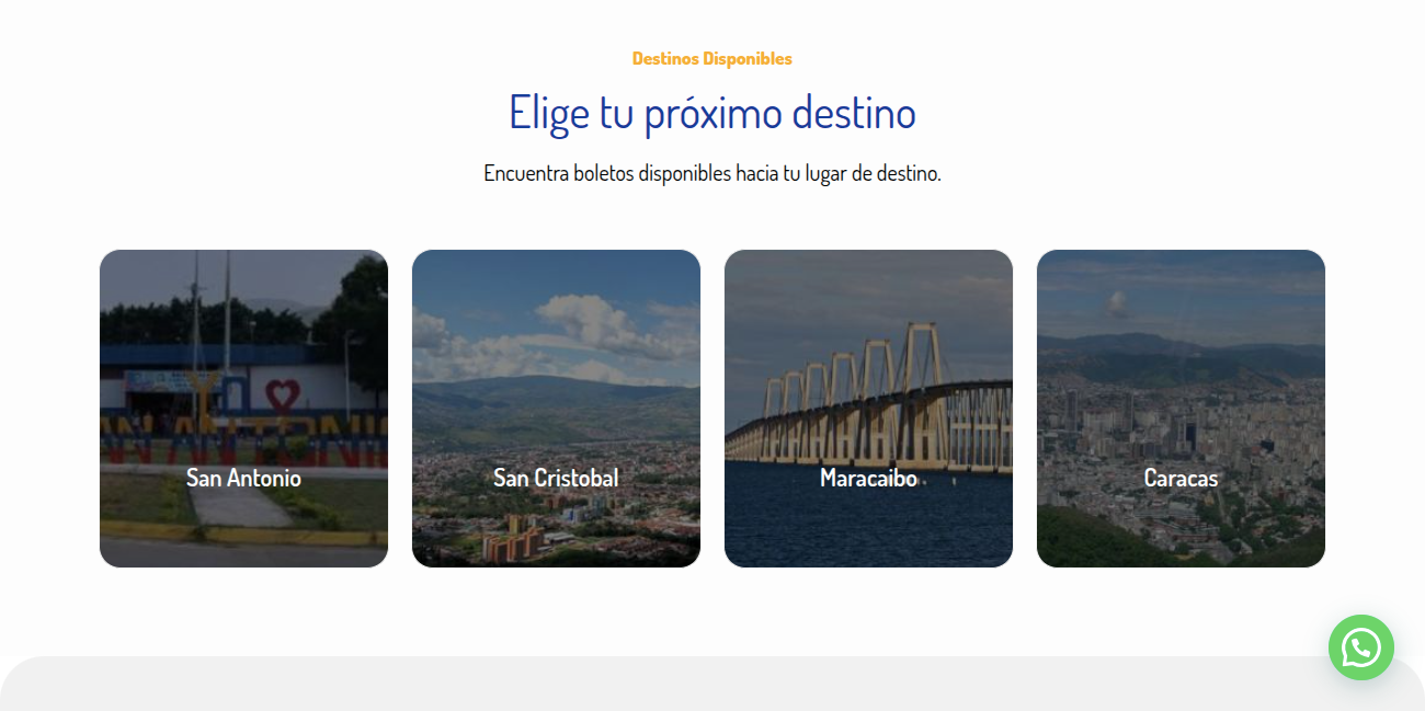 Servitravel – Plataforma de venta de boletos de bus