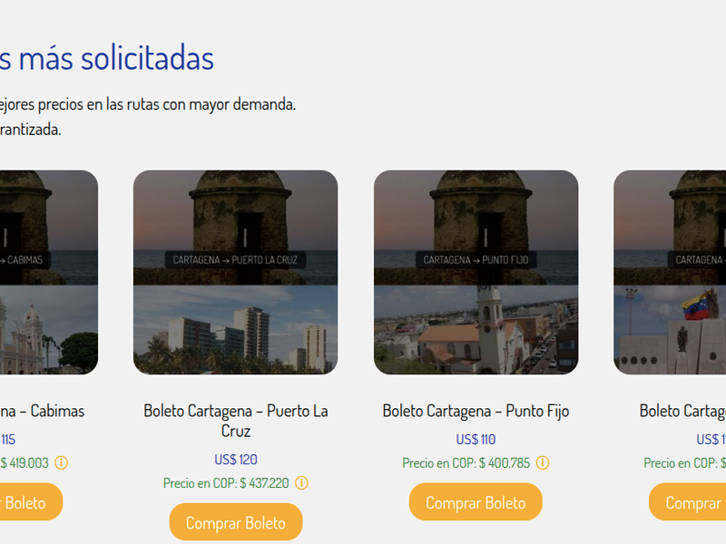 Servitravel – Plataforma de venta de boletos de bus