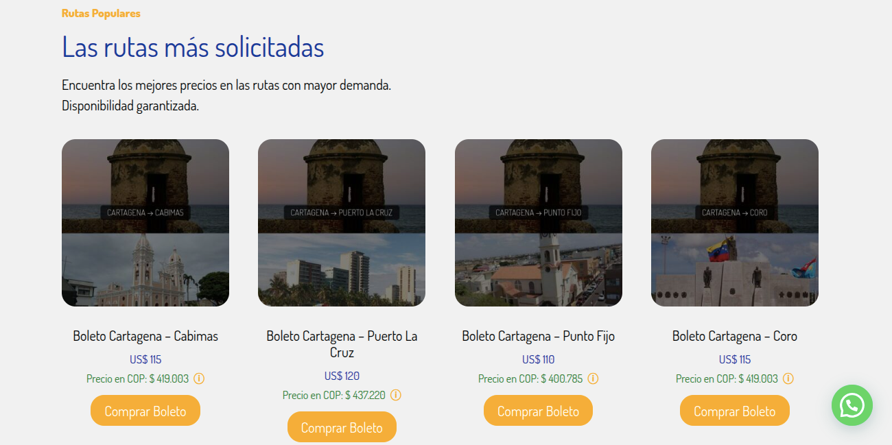 Servitravel – Plataforma de venta de boletos de bus