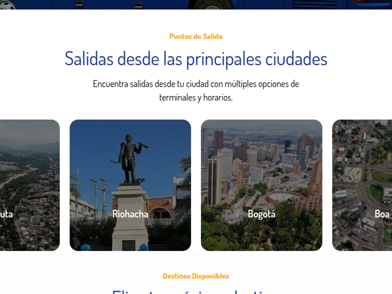 Servitravel – Plataforma de venta de boletos de bus