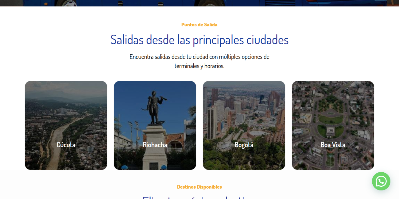 Servitravel – Plataforma de venta de boletos de bus